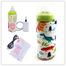 Nieuwe Baby Zuigfles Warm Isolatie Zak USB Constante Temperatuur Flessenwarmer Draagbare Zuigfles Zak 30x14x14 cm(China)