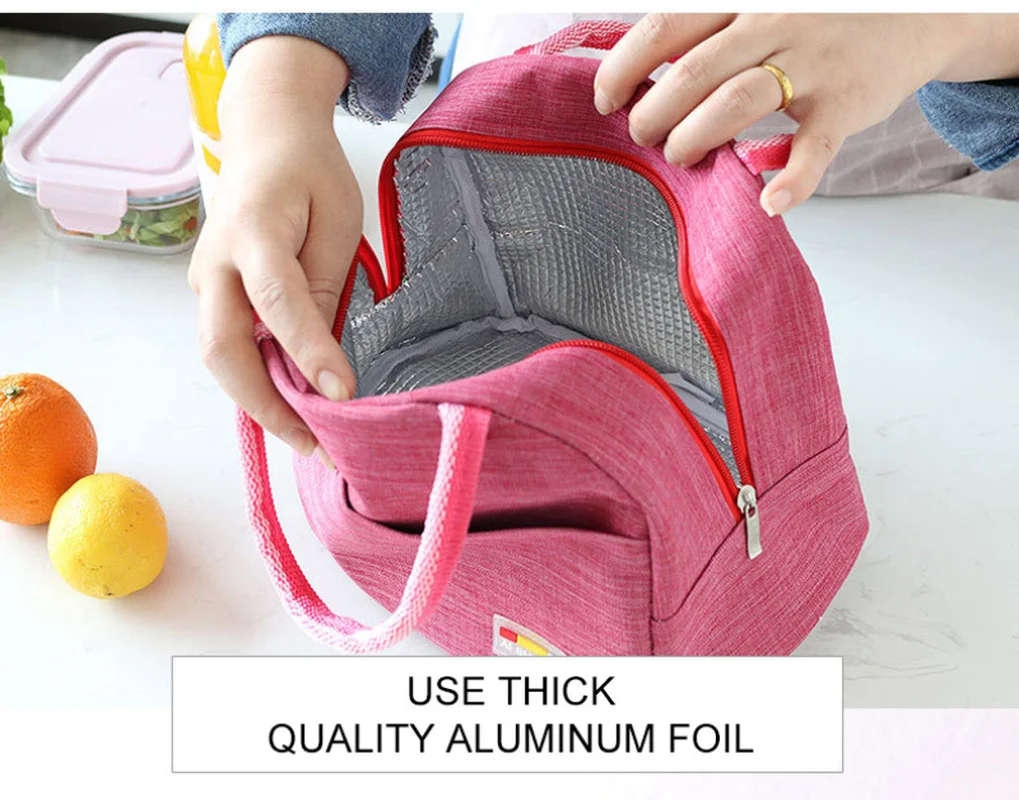 Портативный Ланч-мешок Термоизолированный Ланч-бокс большая сумка-охладитель Bento мешок ланч-контейнер школьные сумки для хранения еды