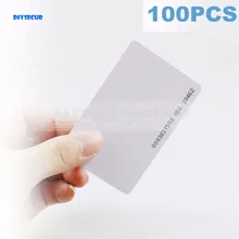 DIYSECUR 100 шт./лот 125 кГц RFID Бесконтактный ID карты для контроля доступа/времени использования часов