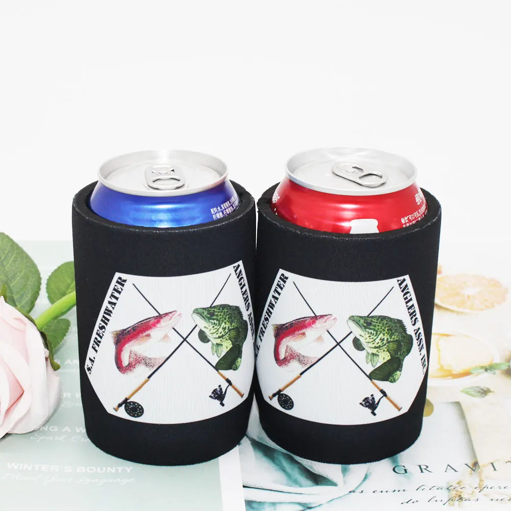 Customized Logo 300pcs Thermal Bag Can Cooler Neoprene Stubby Holder Ice Cooler Box Lunch Cooler Bag Beer Can Cover