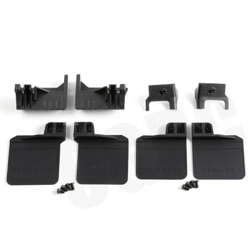 

4pcs Rubber Front And Rear Fenders Modified Upgrade For 1/10 Defender Rc Crawler Car Trx-4 Trx4 D90 D110
