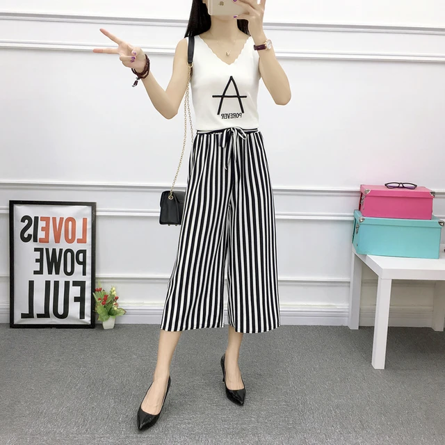 Summer New Fashion All-match Women's Casual Pants Retro