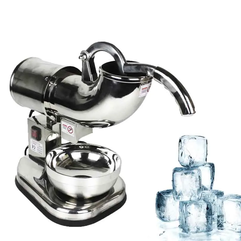 

CE 220V Commercial Block Ice Shaver Machine 250W High Performance Electric Semi-automatic Ice Crusher