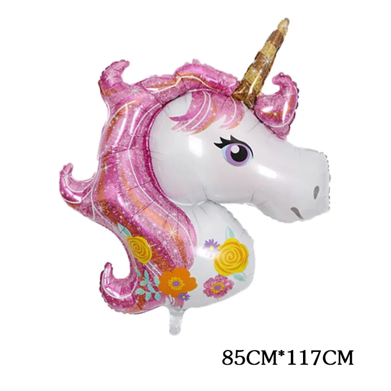 15pcs/Set Unicorn Balloon with Happy Birthday Latex Dot Balloons Birthday Party Decorations for Kids Unicorn Party Favors Toy