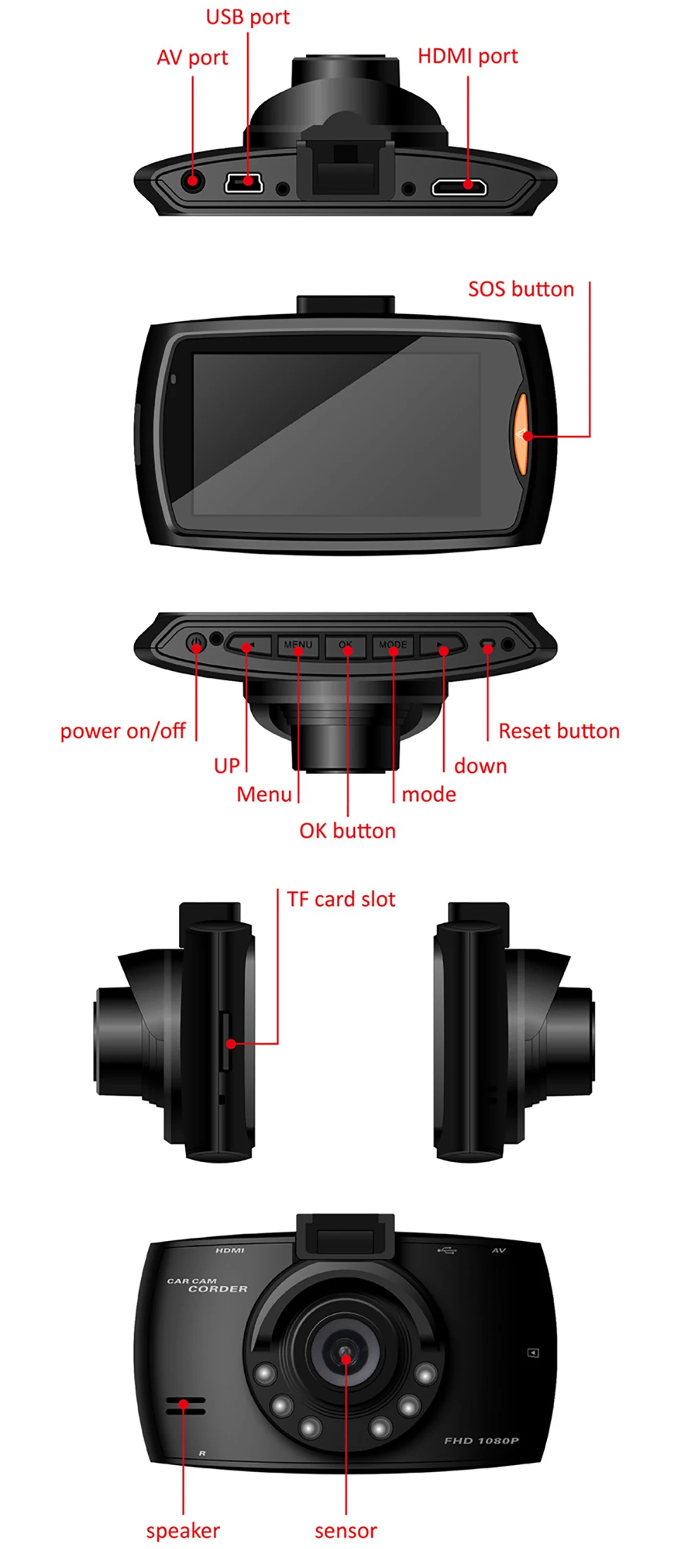 Автомобильный видеорегистратор 2,7 Full HD 1080P DashCam Автомобильная камера видео рекордер Регистратор автомобильный монитор парковки авто детектор движения автомобильная видеокамера