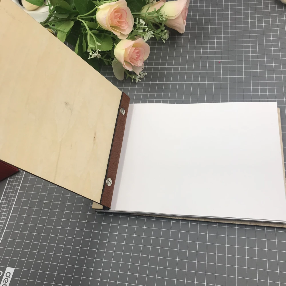 Najtaniej Spersonalizowana księga gości odcisków palców nowoczesna księga gości weselnych drewniana księga gości weselnych drewniana księga gości livre d or z nazwą