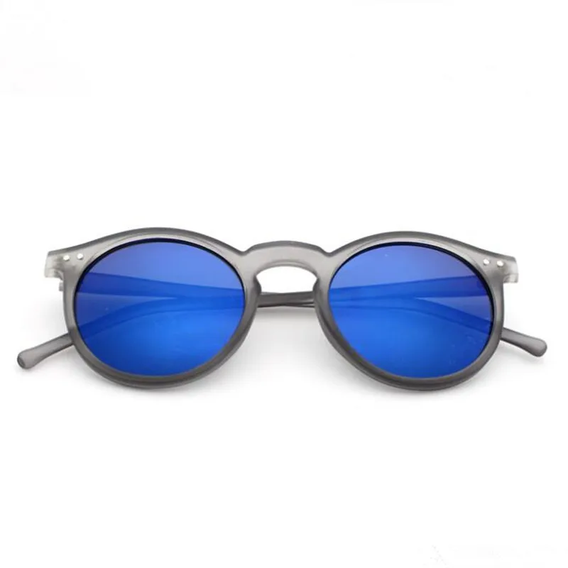 Новые модные трендовые Круглые Солнцезащитные очки для женщин, разноцветная оправа, новые ртутные зеркальные линзы, мужские круглые солнцезащитные очки с покрытием для мужчин