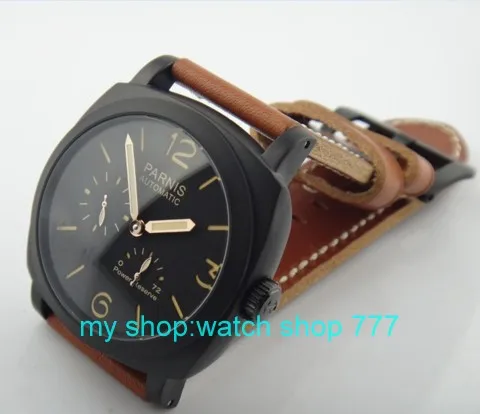 The highest quality 2016 new fashion PARNIS 47MM Asian ST2530 Automatic mechanical movement man watches Luxury