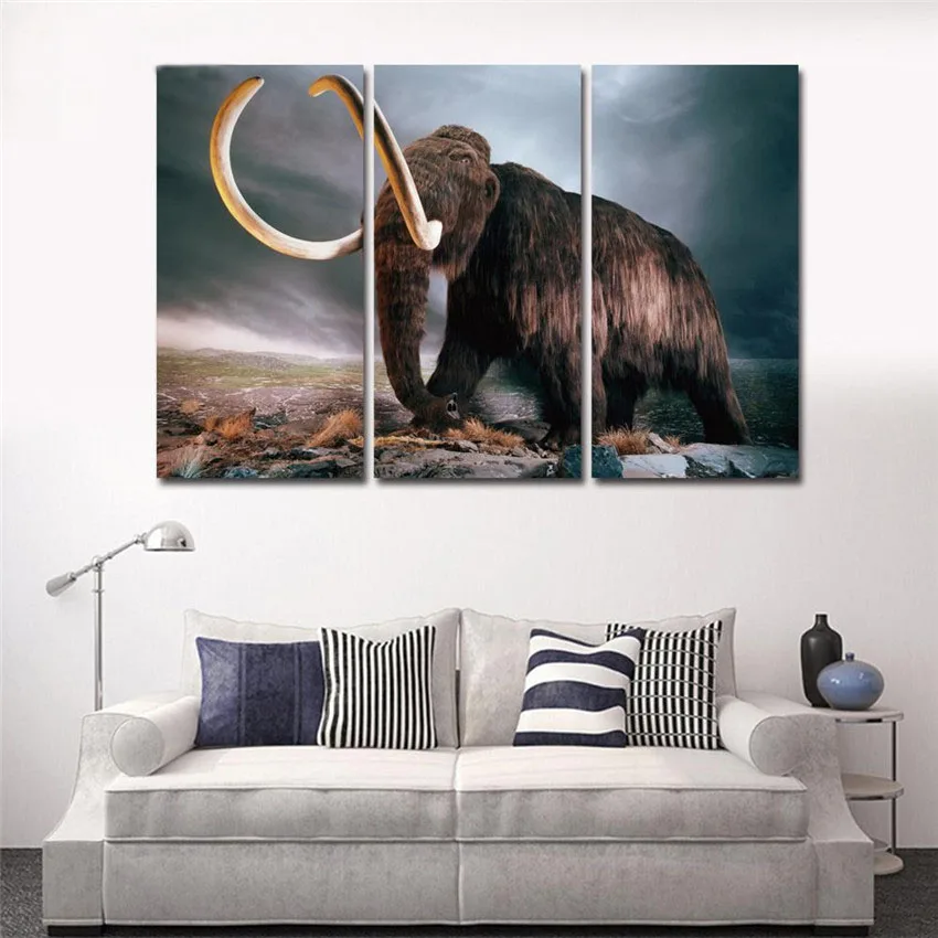 Buy High Quality Fierce Mammoth Art Animal Wall