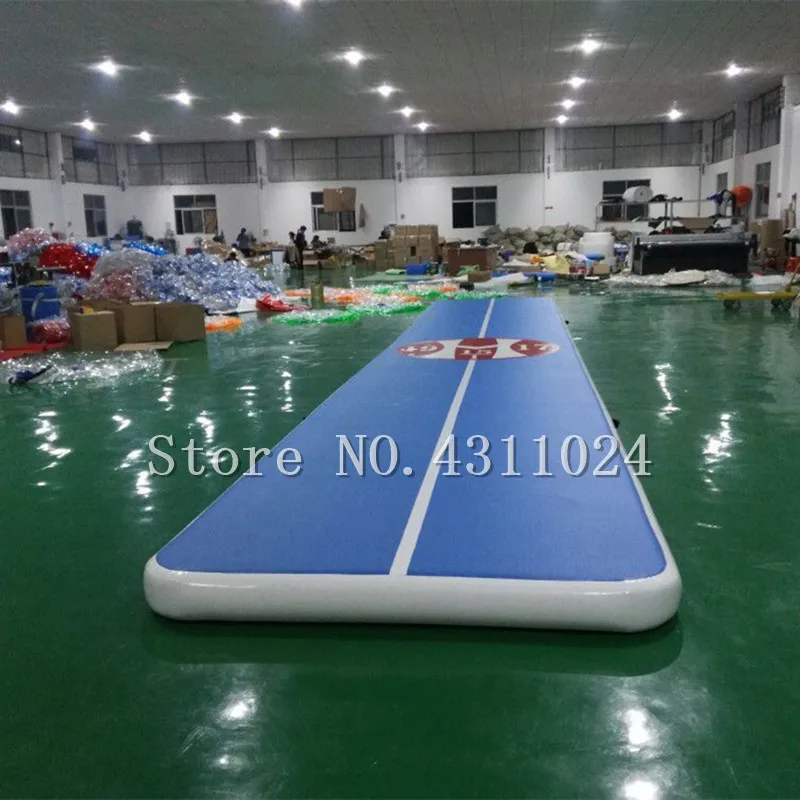 

Free Shipping 9*1*0.2m Air Track Inflatable Gymnastics Tumbling Air Track Mat with Electric Air Pump for Cheerleading/Practice G