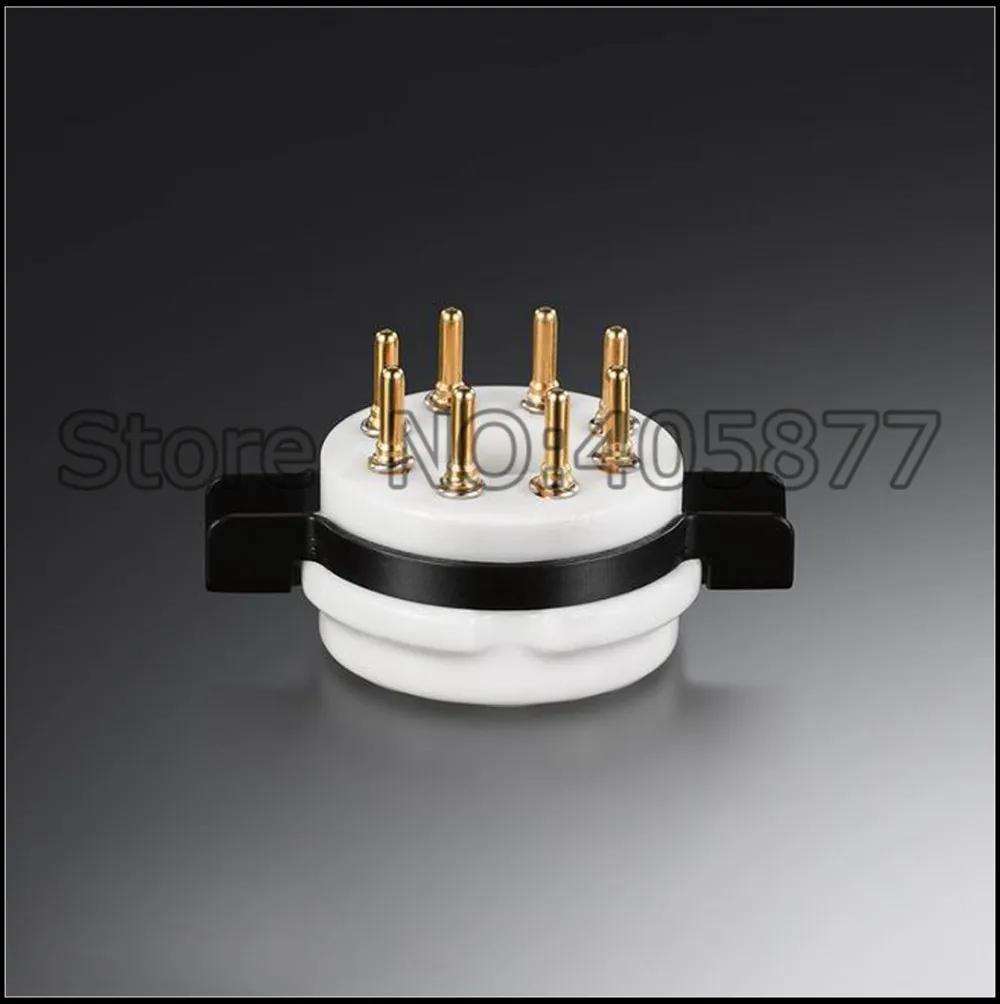 2pcs Chassis Mount 8pin K8A Octal High Quality Ceramic tube sockets for