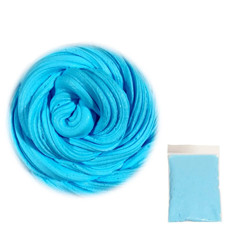 

3D Fluffy Foam Clay DIY Soft Cotton Slime Charms Ball Kit No Borax Education Craft Toy Antistress Decompression Toys for Kids