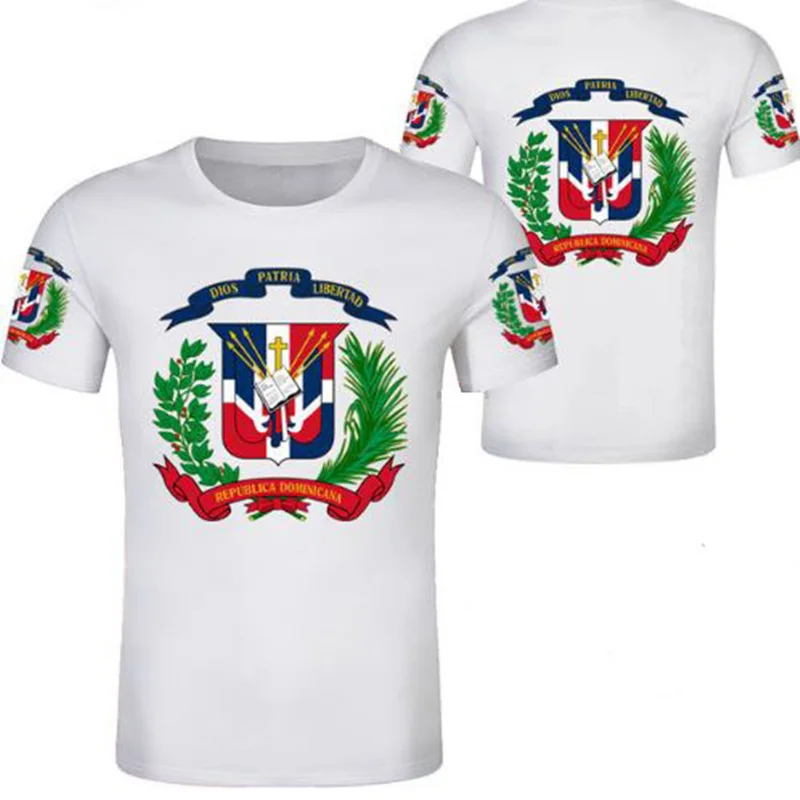 

DOMINICA men youth free custom name number dma nation flag spanish Dominican Dominicana republic print photo boy casual t shirt