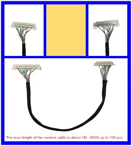 LVDS кабель для ЖК панели для DN2800MT/D2700MT/DH61AG Mini-ITX материнская плата