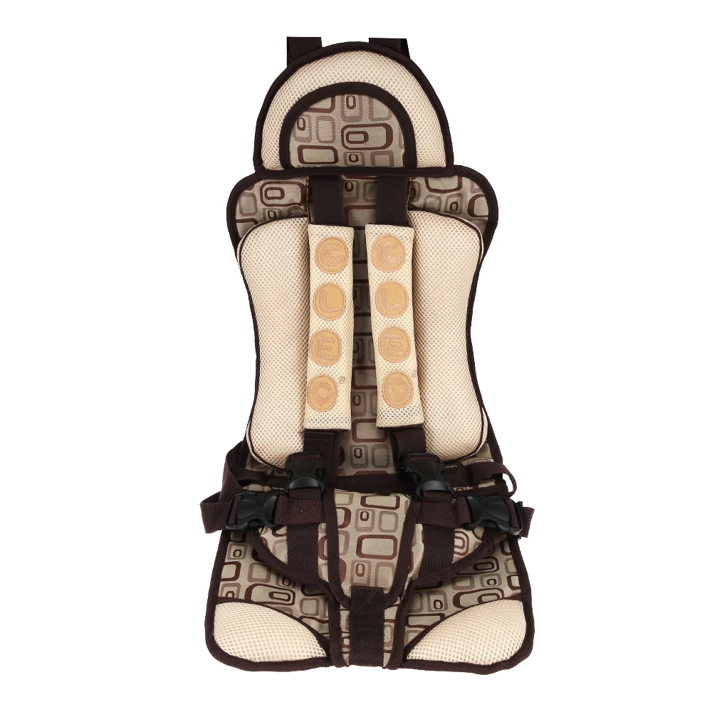 

Baby Safety Car Seat Top Quality Shock-absorb Pad Thicken Sponge Kids Portable Seats Cover Chair With Cushion Harness For Child