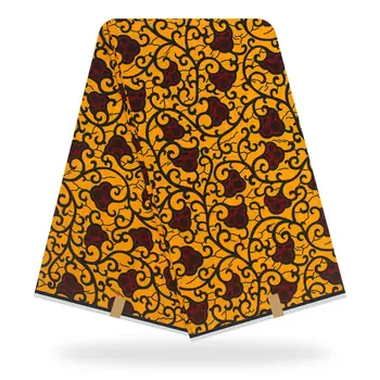 

2019 High Quality African prints fabric veritable wax real print wax Nigerian style 6 yards/pcs 100% cotton