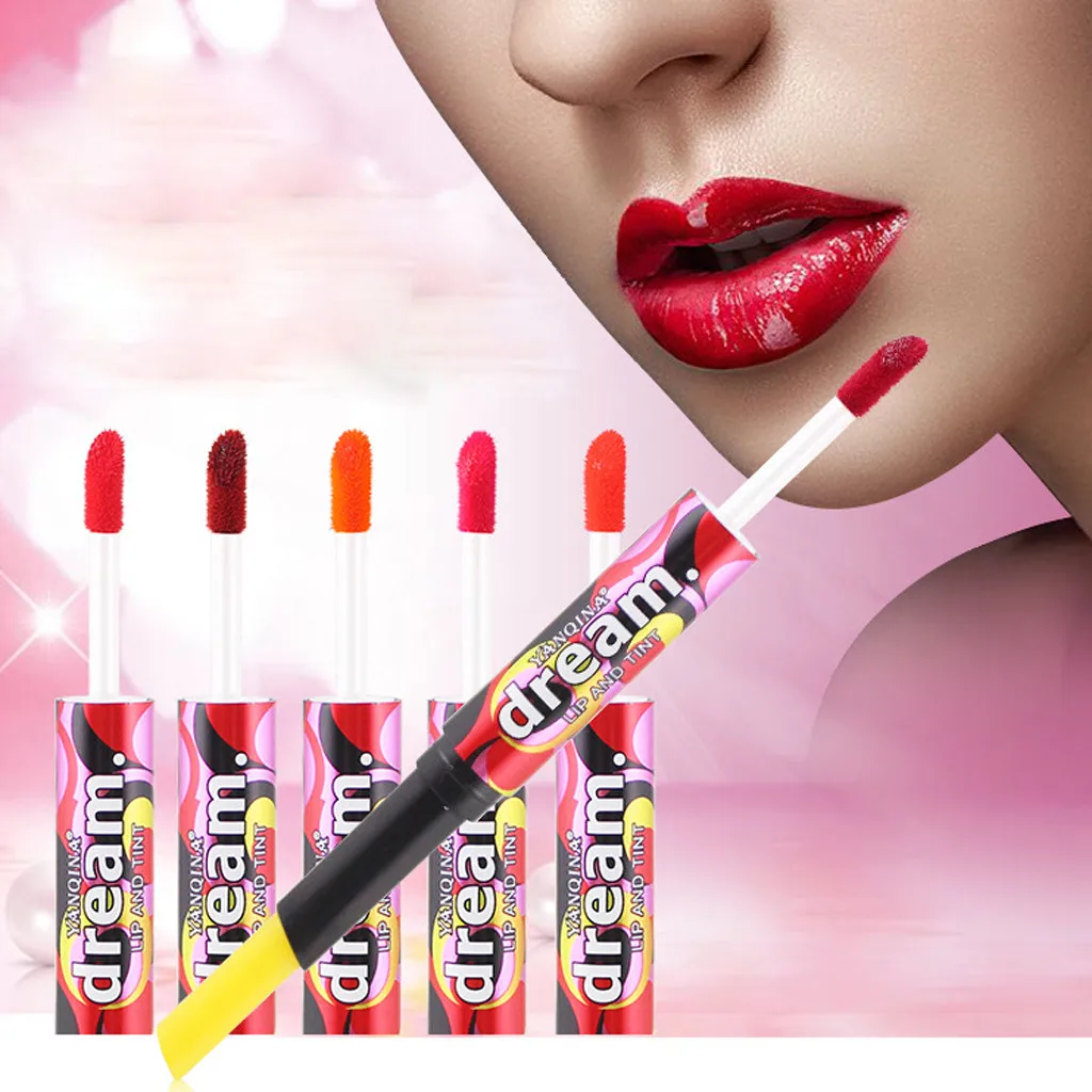 

2019 New Design Double-end Lasting Lipliner Waterproof Lip Liner Stick Pencil 6 Color cosmetics batom Wholesale Quick delivery