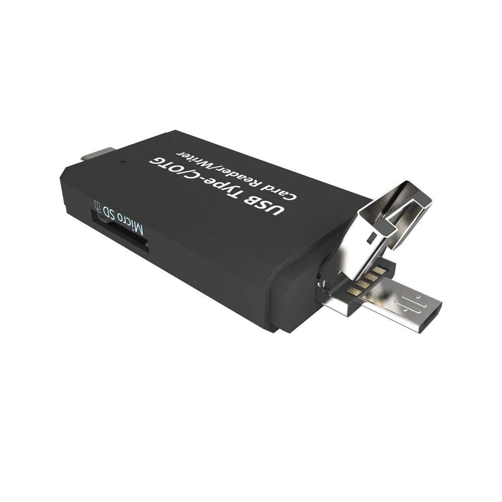 Распродажа USB-C type C/USB 2,0/Micro USB/OTG TF SD MMC кард-ридер для OTG телефона для Macbook для смартфонов ПК оптом