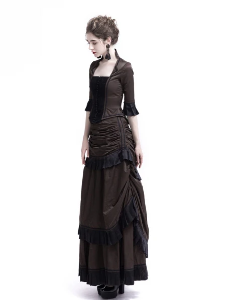 brown-victorian-bustle-dress3