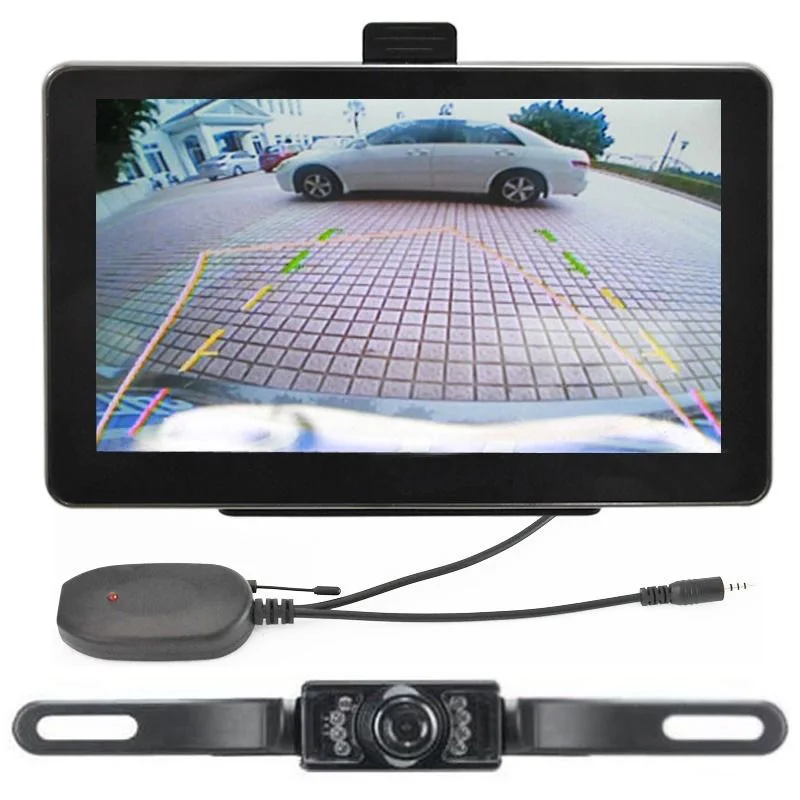 KMDRIVE 8GB 7” Touch Screen GPS Navigation with a Wireless Rearview Camera