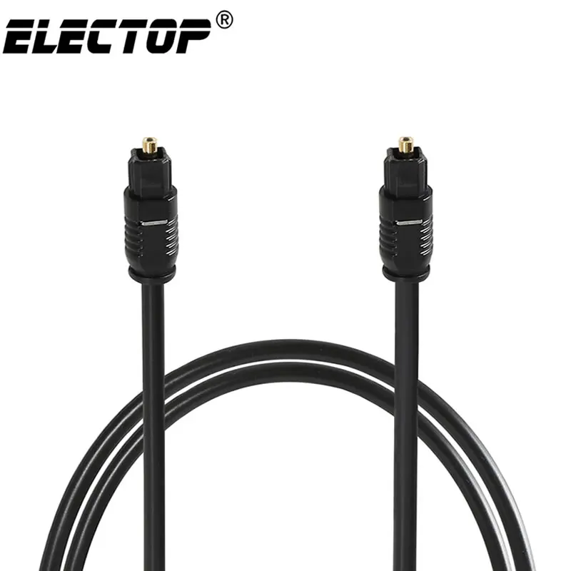 Электрический цифровой оптический аудио кабель Toslink 1 8 м SPDIF коаксиальный для