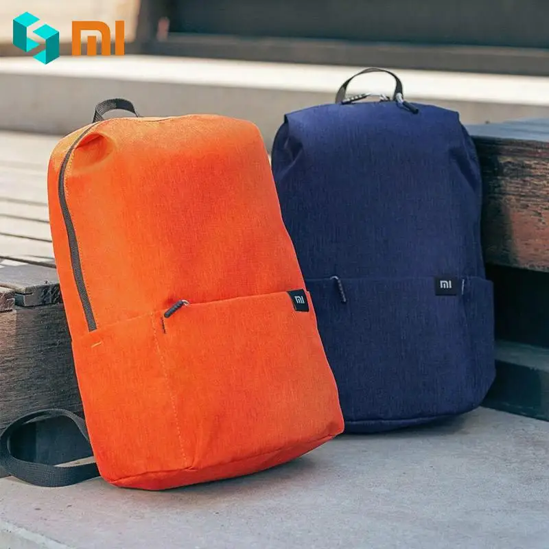Однотонные оригинальные рюкзаки Xiaomi 10L сумка s городская повседневная спортивная