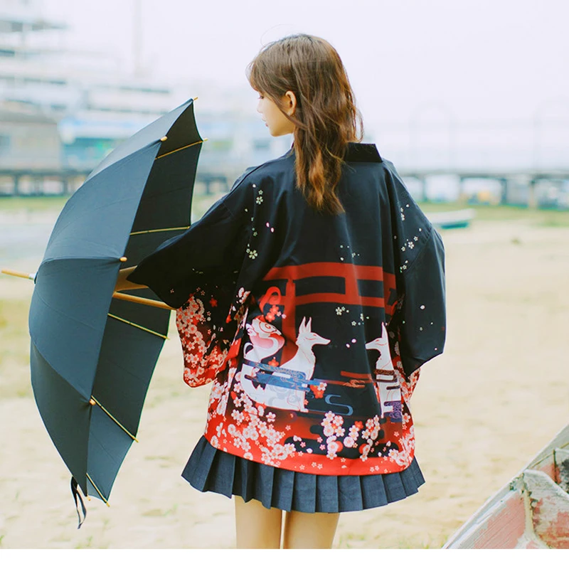 Blusas Mujer De Moda 2019 Shirt Kimono Boho Cardigan Harajuku Women Tops Blouse Women Shirts Cardigan Floral Printed Long Blouse
