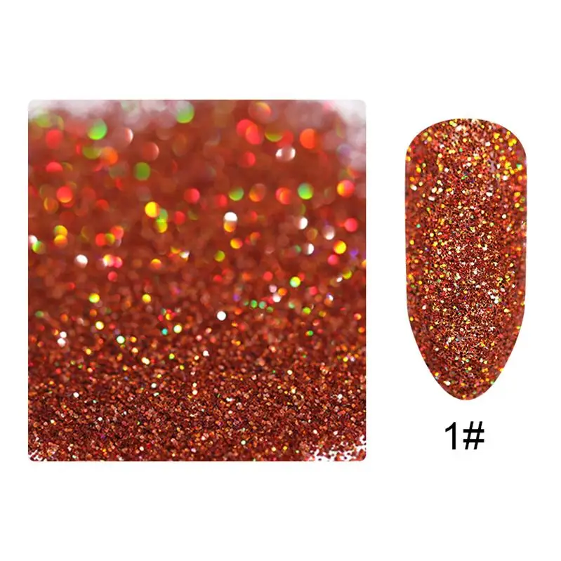 Цветной хамелеон лак для ногтей Порошковая голографическая Хромовая пигмент пыль дизайн ногтей DIY красота украшения для УФ-гель для ногтей - Цвет: 10g bag-01