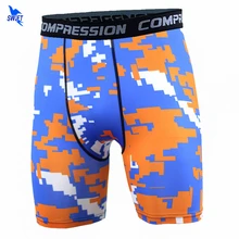 Новинка, Cammouflage, мужская спортивная одежда, мужские компрессионные обтягивающие быстросохнущие шорты для бега, верховой езды, бега, фитнеса, леггинсы, короткие штаны