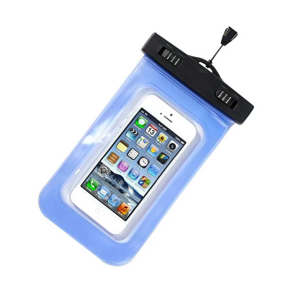 Новый плавательный сумки Универсальный Водонепроницаемый Чехол мобильный телефонный чехол клапан остающийся сухим под водой случае
