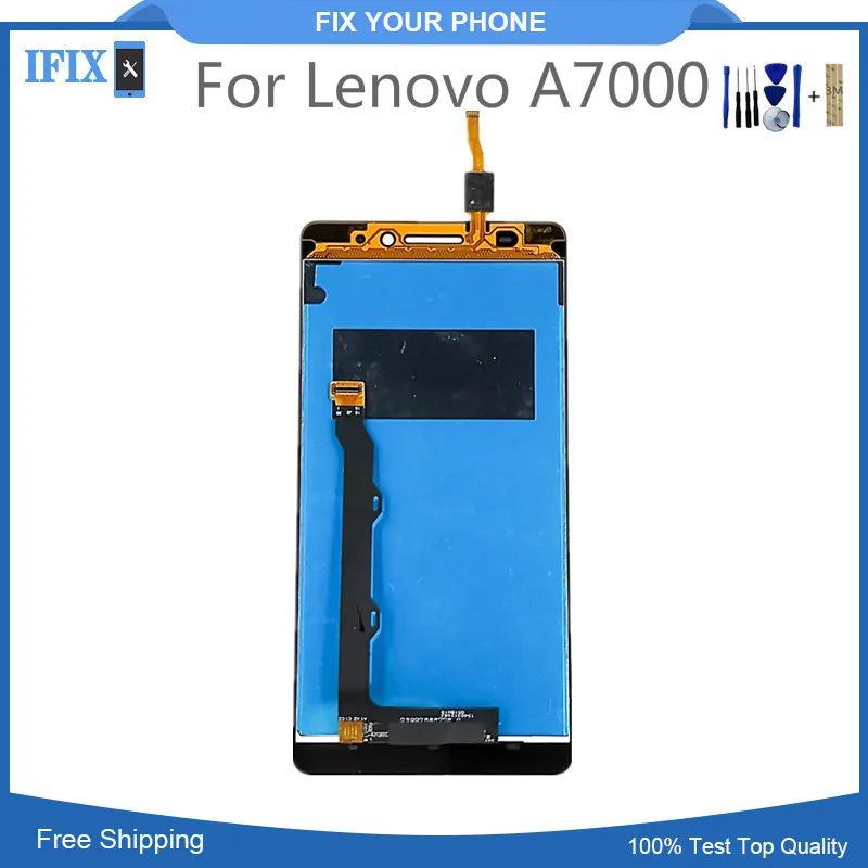 Для Lenovo A7000 ЖК дисплей с сенсорным экраном дигитайзер сборка ремонт аксессуары