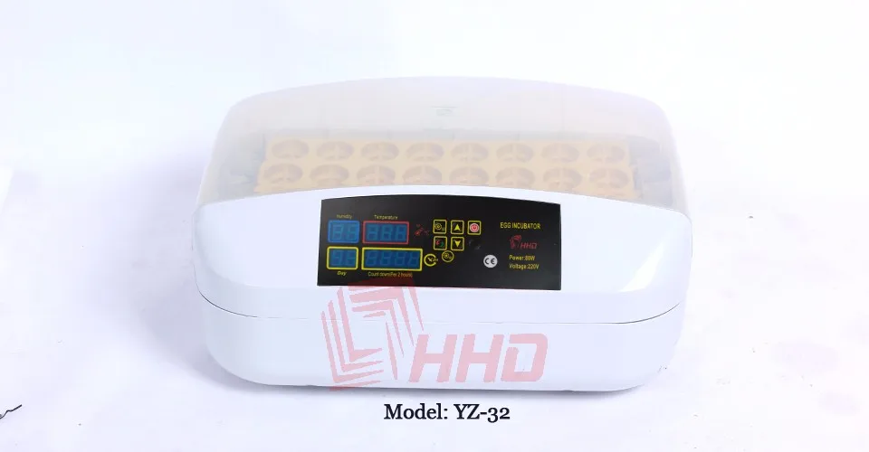 HHD Newest Best Farm Hatchery Machine 32 Egg Hatchers Cheap Price Chicken Automatic Egg Incubator China for Sale Quail Brooder