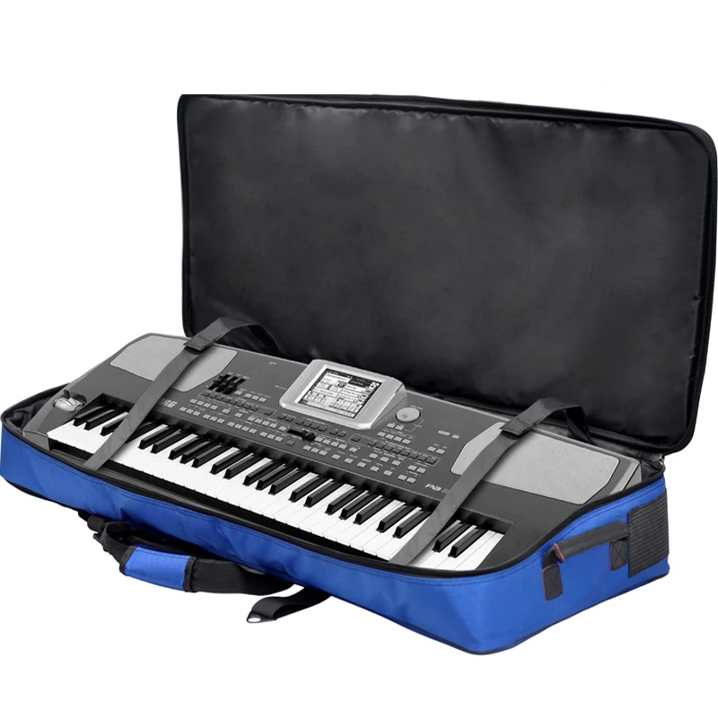 

Luxury Professional protable 61 76 key keyboard electronic organ bag piano backpack soft gig package case cover good quality