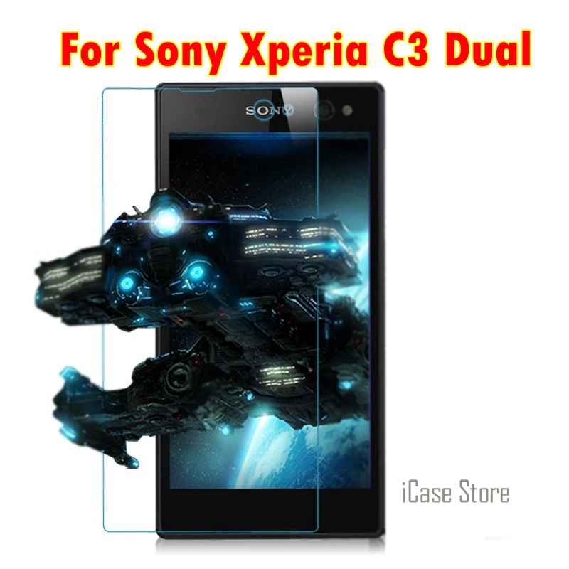 9 H премиум-класса из закаленного Стекло для sony C3 Xperia D2533 D2502 S55T S55u D 2633 2502 S 55 T 55U