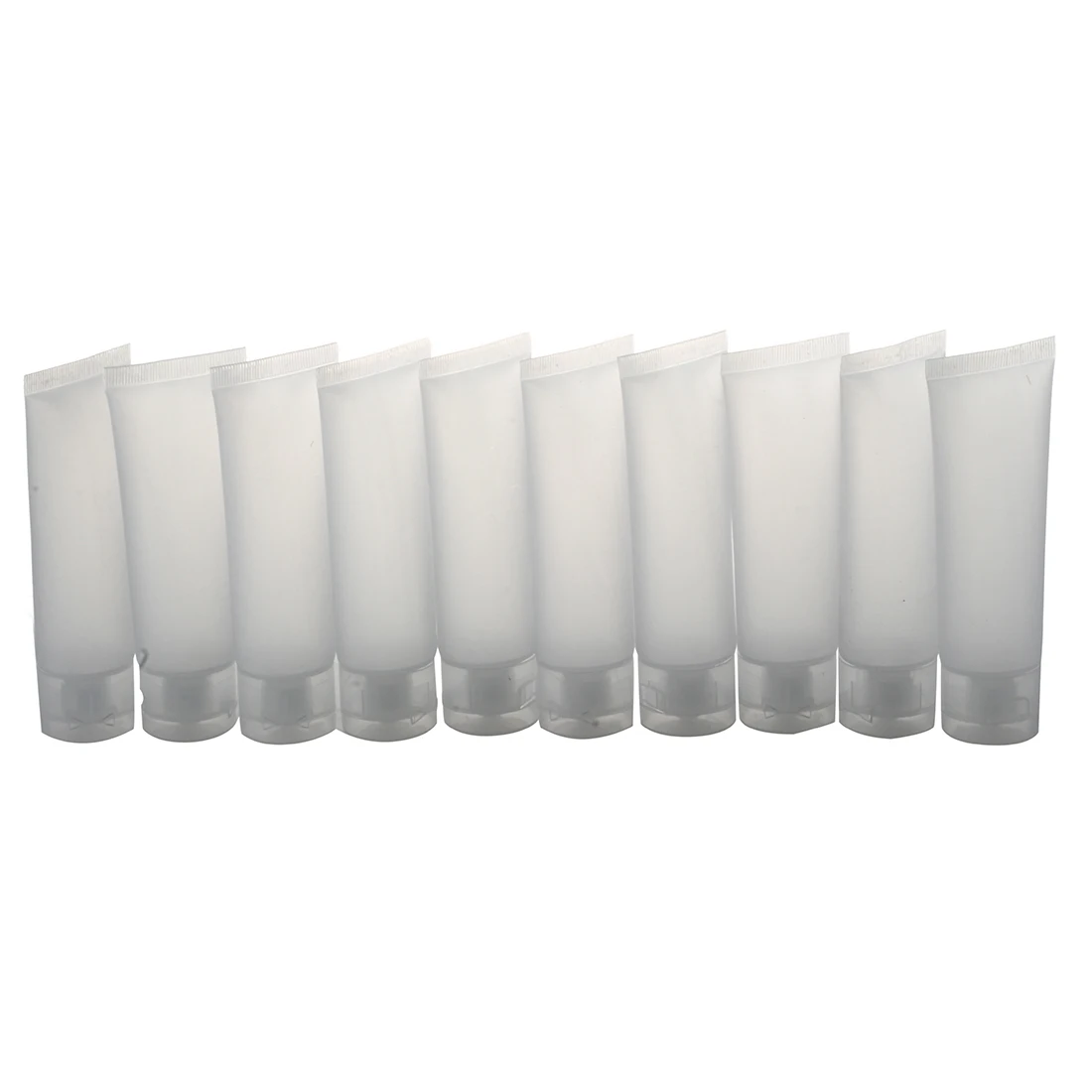 

10PCS Dull Polish Empty Cosmetic Soft Tube Travel Makeup Container (15ML(8.5*3.7*2.2cm))