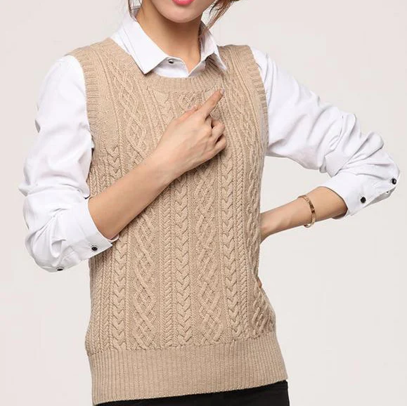 Nouveau printemps femmes décontracté laine cachemire gilet