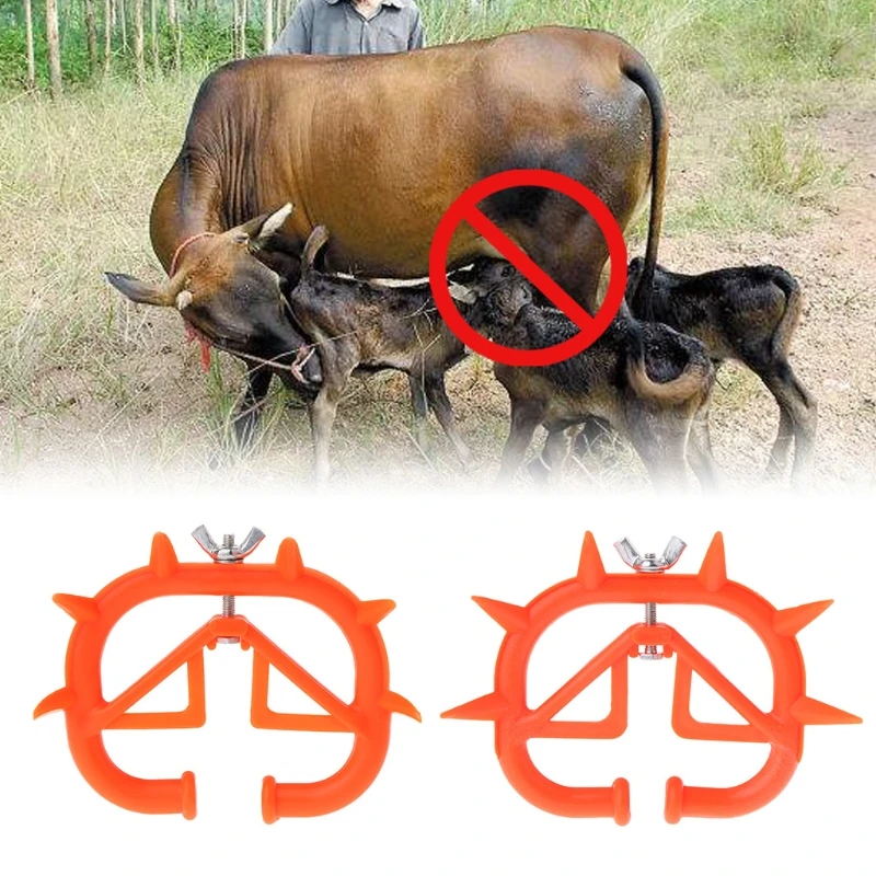 Farm Animal Equipment Red Durable Plastic Calf Cow Cattle
