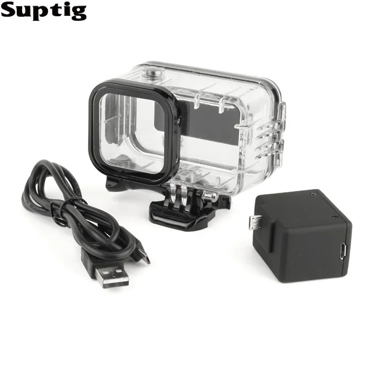 Suptig For GoPro 4 Session Power Extend Battery 1050 mAH Battery Hero4 Session Waterproof Case housing Box For GoPro Accessories