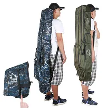 Портативный 2-3 слоя 120 см 110 см 13 см 15 см складной универсальный рыболовный стержень сумка на молнии Чехол Рыболовные снасти сумки