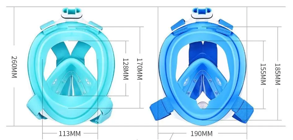 Маска для дайвинга, маска для подводного плавания, маска для подводного плавания, маска для подводной охоты для детей/взрослых, очки для