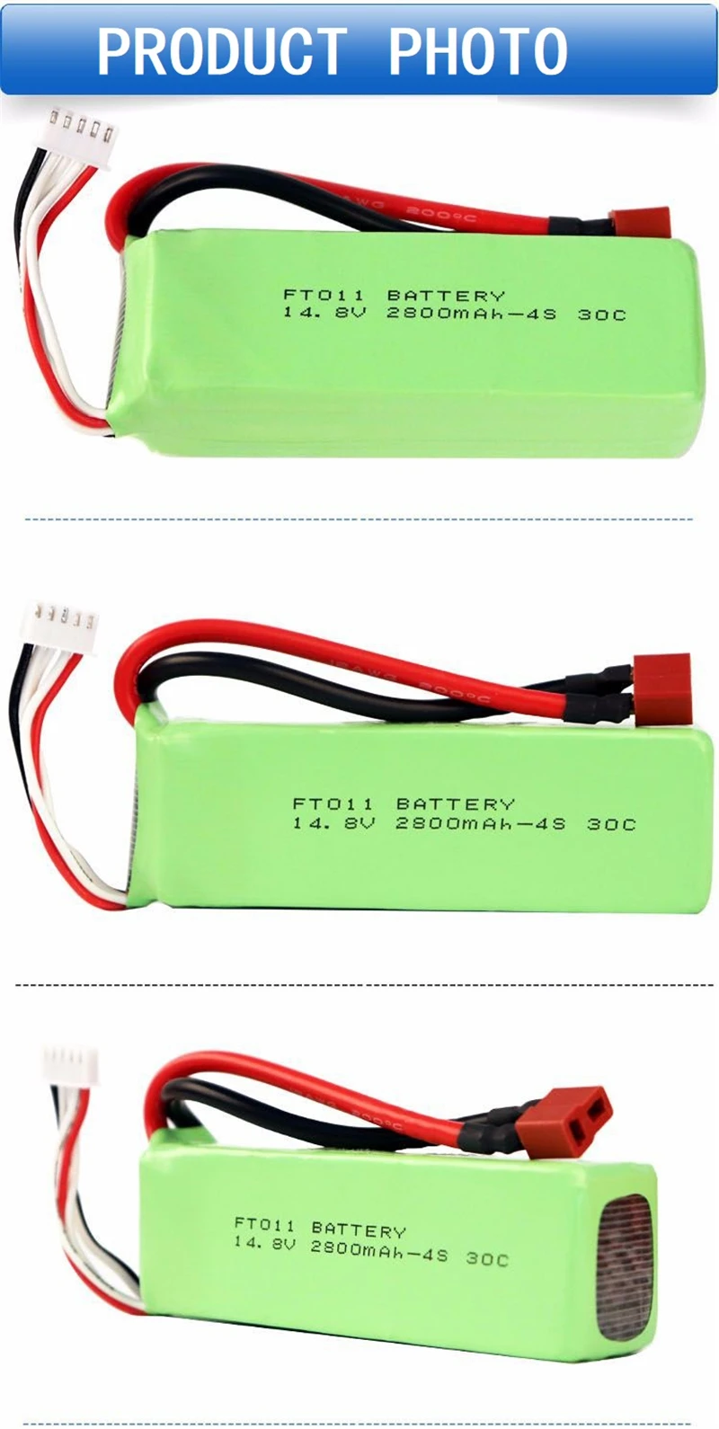 Lipo батарея для FT010 FT011 2800mah 14,8 V батарея RC 4S 14,8 V 30C 803496 RC лодка RC вертолет самолеты автомобиль Квадрокоптер 14,8 v