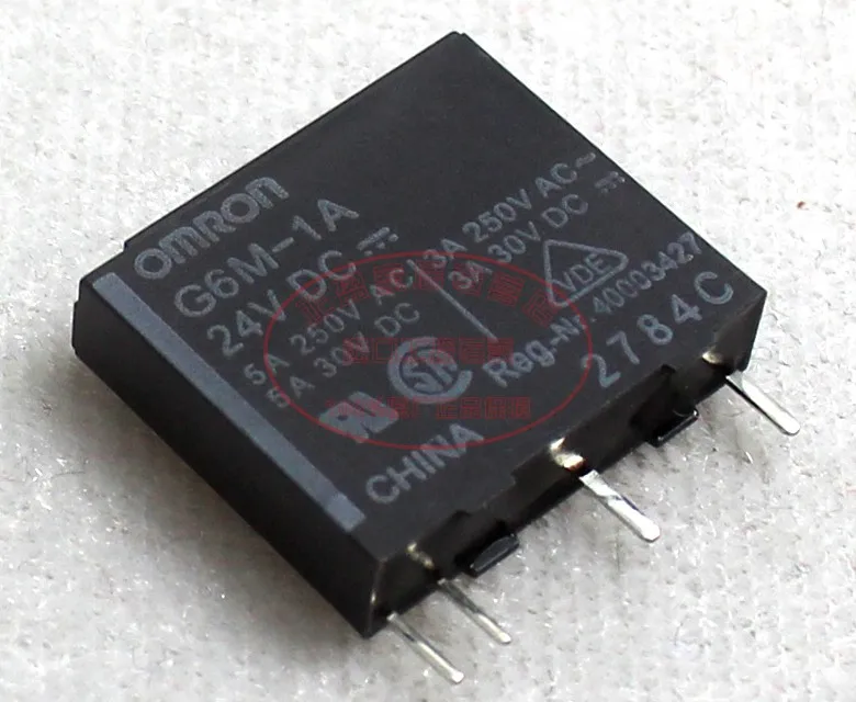 

Free shipping Original authentic Omron (Shenzhen) OMRON small relay G6M-1A DC24V 24VDC