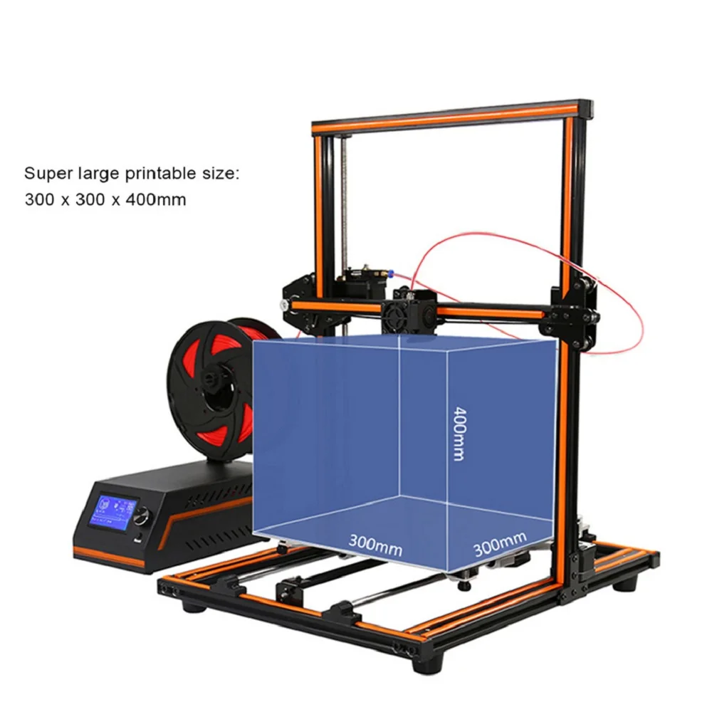 Anet E12 3d принтер рамка из алюминиевого сплава простая сборка большой размер 300X300X400