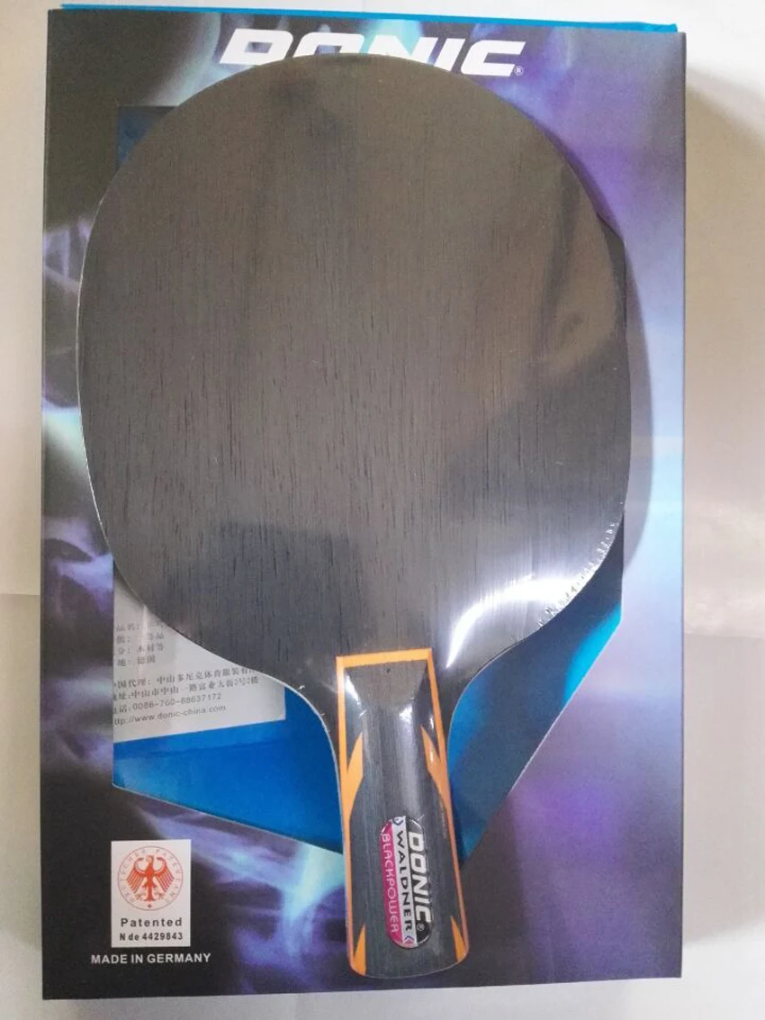 Donic كرة فالدنر الأسود السلطة الأصلية شفرة 32680 22680 طاولة تنس الطاولة مضرب تنس المضرب هجوم سريع مع حلقة