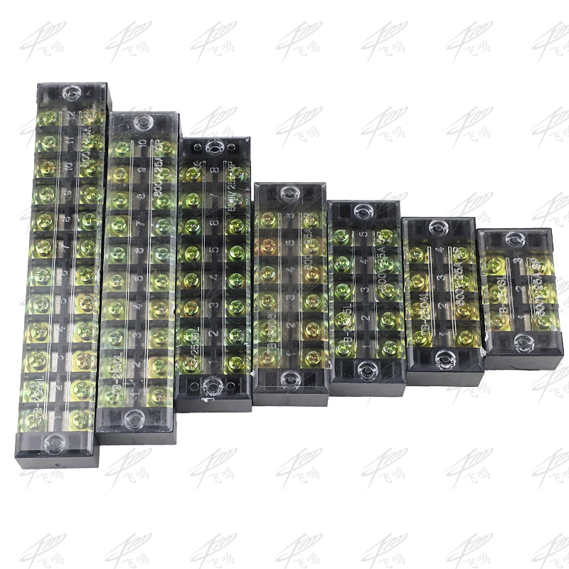 

1Pcs Dual Row Screw Terminal Block Strip 600V 25A TB-2503/TB-2504/TB-2506/TB-2508/TB-2505/TB-2510/TB-2512 Optional