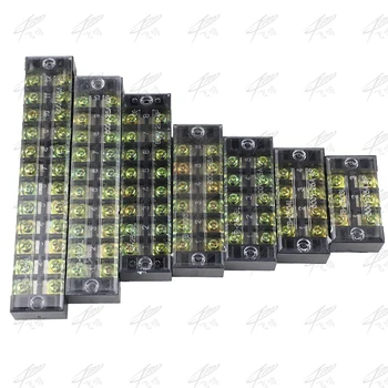 

1Pcs Dual Row Screw Terminal Block Strip 600V 25A TB-2503/TB-2504/TB-2506/TB-2508/TB-2505/TB-2510/TB-2512 Optional
