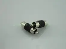 10pcs/lot ip camera cctv accessories Surveillance RCA male to RCA male Plug coax Adapter Connector IN-LINE BNC Connector Adapter