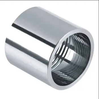 

1/4" 5pcs DN8 BSP Female Straight Nipple Joint Pipe Connection 304 Stainless Steel connector Fittings