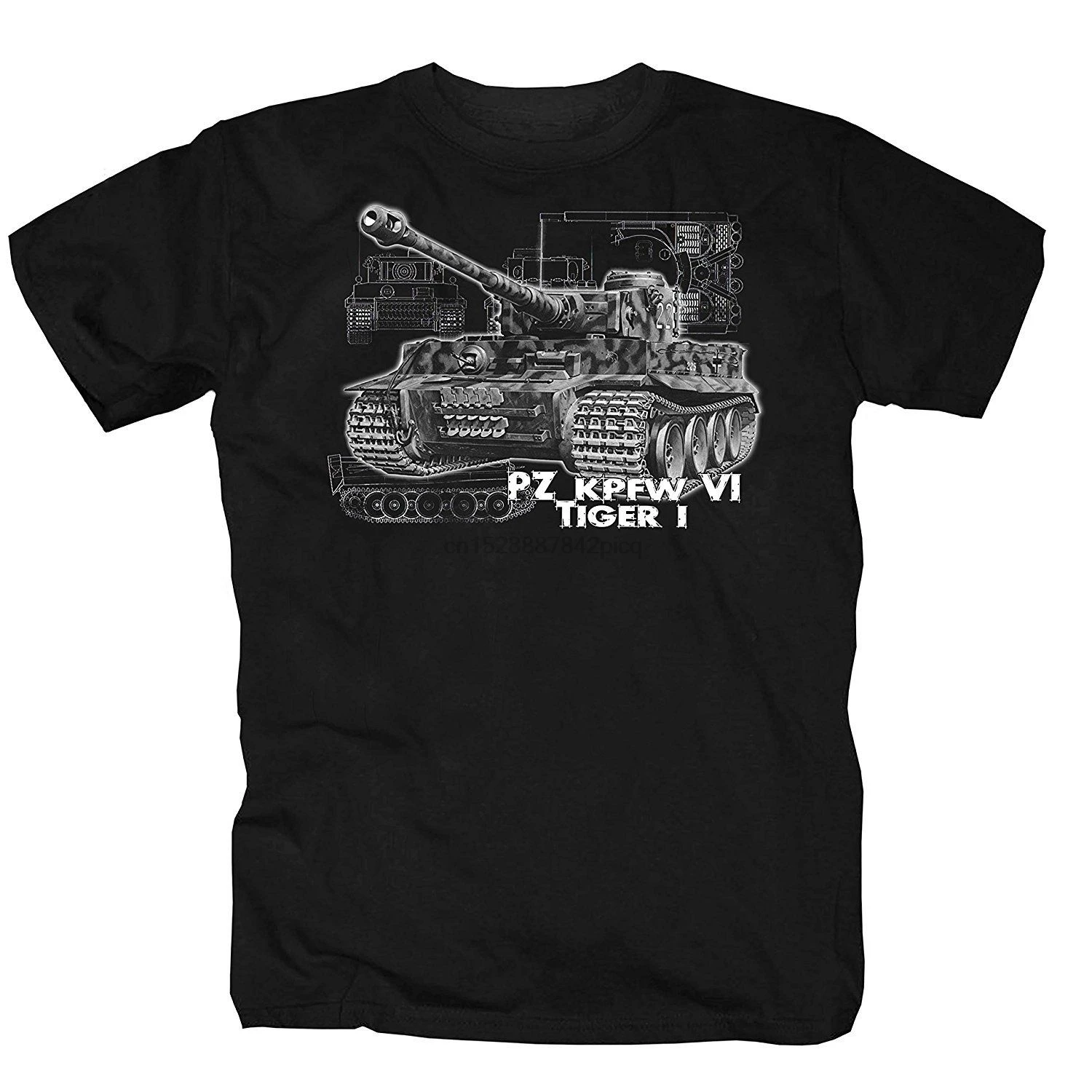 

2019 New Mens T Shirts Shirt T-Shirt Tiger Tank Honour German Reich Army Fun Cult Soldier Print Round Neck Man