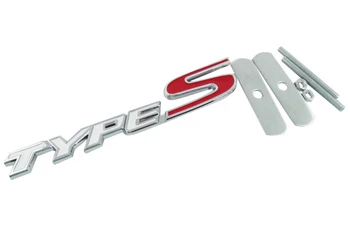 

White Red TYPE-S for Sport mugen civic Front Grill Grille Emblem Badge